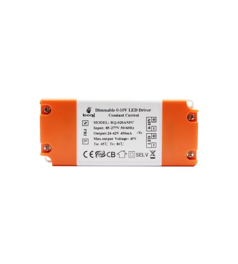 0-10V Dimmable Constant Current LED Drivers 18W 450mA