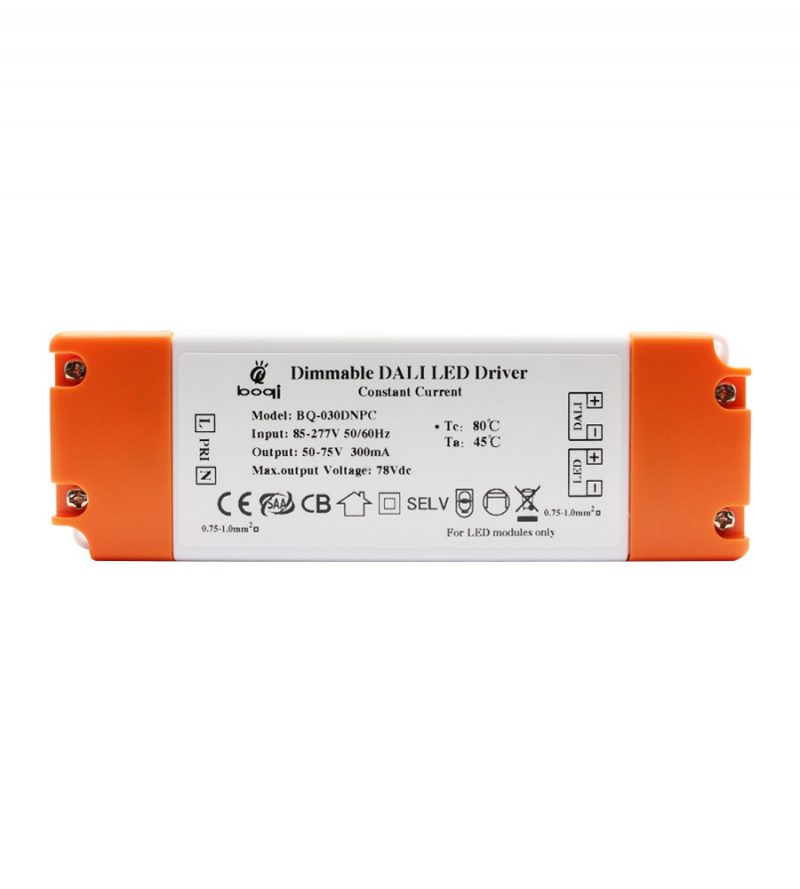 Constant Current Dimmable DALI LED Drivers 24W 300mA