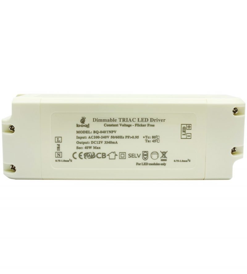 HPFC Constant Voltage Triac Dimmable LED Driver 12V 40W