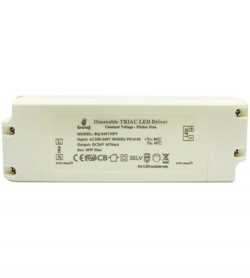 HPFC Constant Voltage Triac Dimmable LED Driver 24V 40W