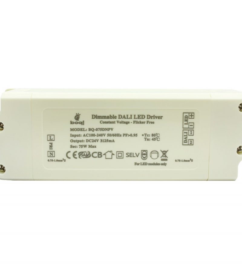 HPFC Constant Voltage DALI Dimmable LED Driver 24V 75W
