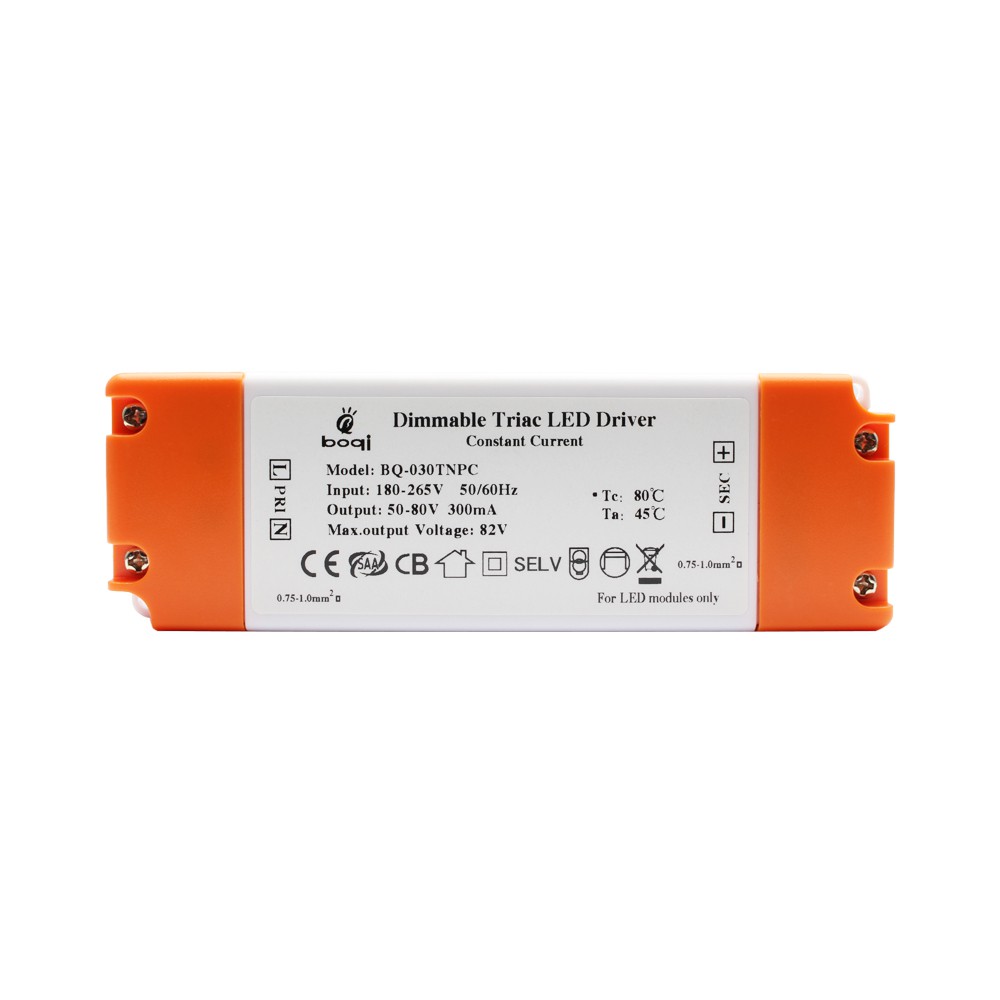 Constant Current Triac Dimmable LED Drivers 24W 300mA